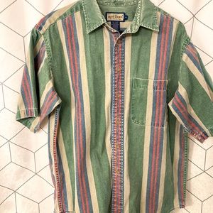 Vintage Ruff Hewn Button up collared tee